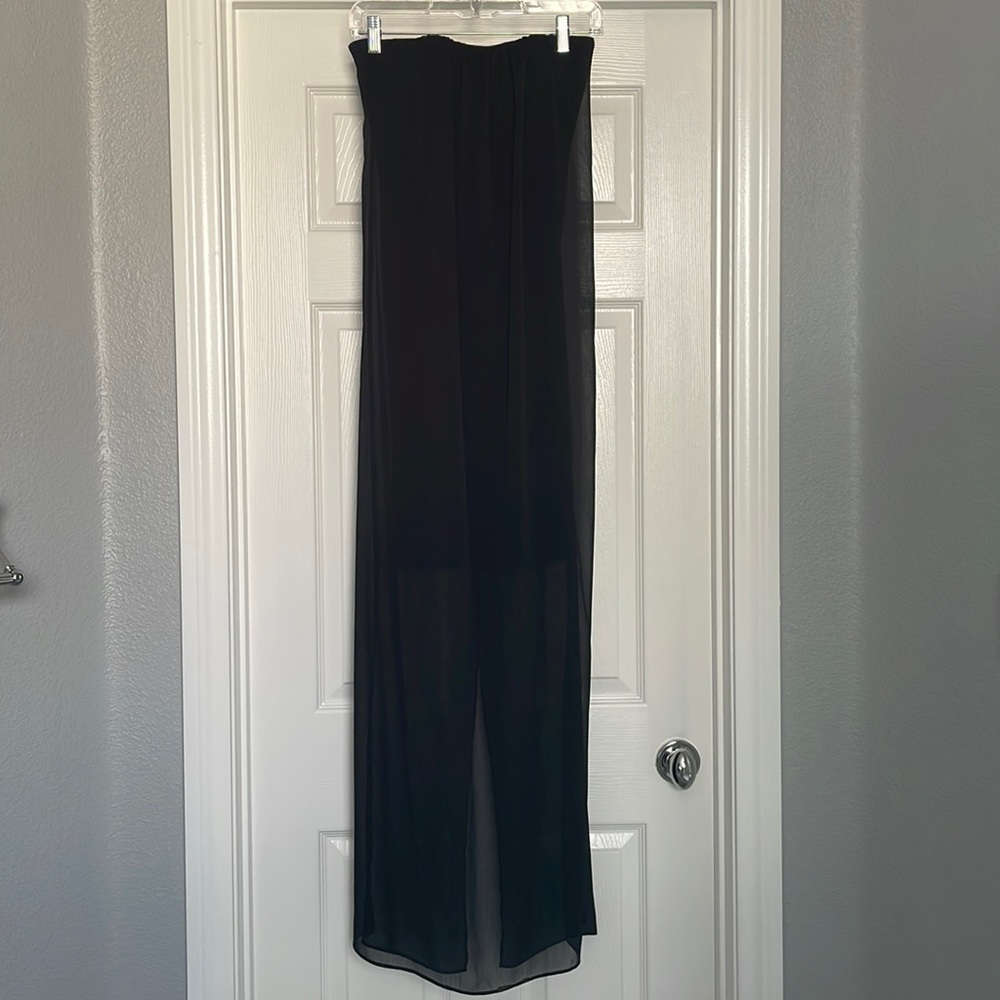 Alice + Olivia Long Strapless Dress